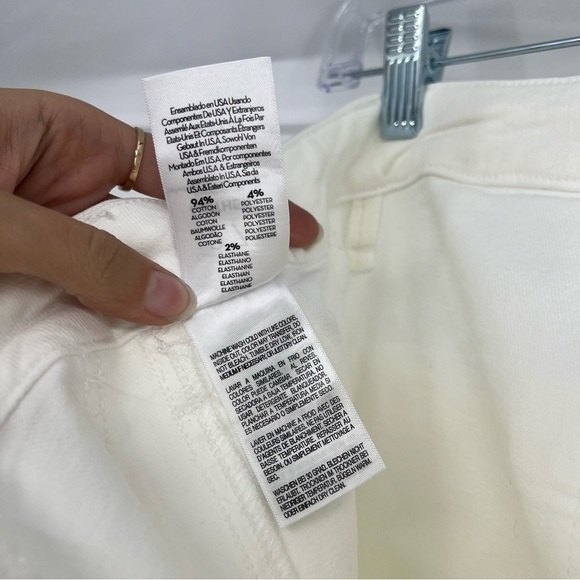 Mother Private Double Pocket Ship White Denim Jean in Fairest of them All 27 NWT - Picture 11 of 12